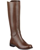 Nine West Contigua Leather Riding Boots - Lyst