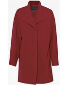 French Connection Imperial Wool Oversized Coat - Lyst