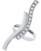 T Tahari Crystal Pavé S-ring - Lyst