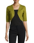 Michael Kors Merino Half-Sleeve Shrug - Lyst