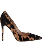 Gianvito Rossi Cow-Print Haircalf Pumps - Lyst