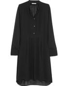 Etoile Isabel Marant Bray Pleated Georgette Dress - Lyst