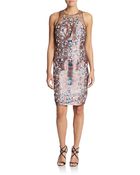 Sachin & Babi Noir Blaire Floral-Embroidered Dress - Lyst
