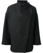 Schumacher Patterned Cape - Lyst