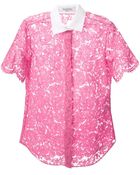 Valentino Lace Shirt - Lyst