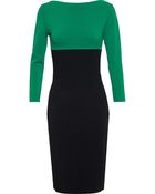 Antonio Berardi Colour Block Jersey Dress - Lyst