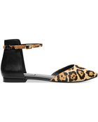 Steve Madden Dateme Two Piece Ankle Strap Flats - Lyst