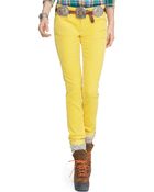 Polo Ralph Lauren Corduroy Skinny Pants - Lyst