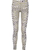Just Cavalli Leopard-Print Stretch-Jersey Leggings - Lyst
