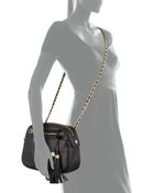 Tory Burch Thea Pebbled Crossbody Bag - Lyst