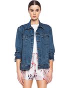 A.P.C. Denim Jacket - Lyst