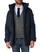 Menlook Label Dick Navy Parka - Lyst