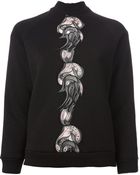 Christopher Kane Guipure Lace Sweatshirt - Lyst