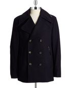 Michael Kors Zipper Accented Peacoat - Lyst