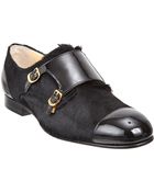 Alberto Moretti Ponyhair Combo Double Monk - Lyst