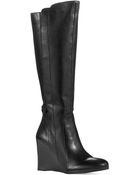 Franco Sarto Walker Wedge Boots - Lyst