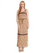 Karen Kane Pyramid Print Maxi Dress - Lyst