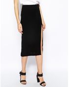 Won Hundred Pencil Skirt with Split - Lyst