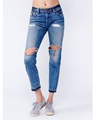 Levi's Levi'S 505 Customized Boyfriend - Lyst