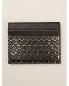 Borbonese Embossed Cardholder - Lyst