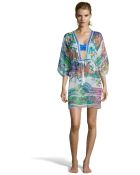 Gottex Blue Paisley Silk 'Kohphangan' Cover Up Dress - Lyst