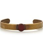 Isabel Marant Hiro Brass Cabochon Cuff - Lyst