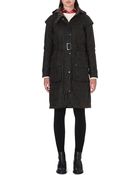 Barbour Polka-dot Waxed-cotton Trench Coat - Lyst