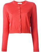 Tory Burch Buttoned Cardigan - Lyst