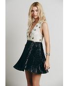 Free People Womens Fp New Romantics Cat'S Meow Dress - Lyst