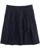 J.Crew Pleated Skirt In Super 120S Wool - Lyst