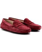 Tod's Gommini Suede Loafers - Lyst