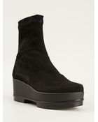 Robert Clergerie Platform Ankle Boots - Lyst