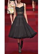 Dolce & Gabbana Layered Tulle Strapless Dress - Lyst