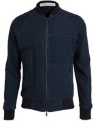 James Long Jacquard Denim Jacket - Lyst