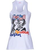 Scee By Twin-set Sleeveless T-Shirt - Lyst