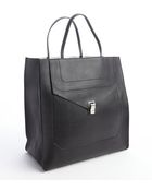 Proenza Schouler Black Leather 'Ps1' Convertible Tote Bag - Lyst