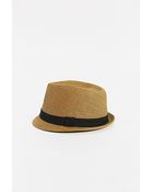 Urban Outfitters Natural Straw Fedora - Lyst