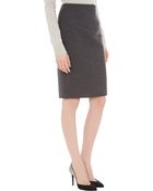 Lanvin Backzip Skirt - Lyst