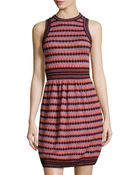 M Missoni Crochet Round-neck Dress - Lyst