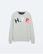 Zara Sweatshirt - Lyst