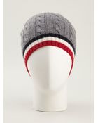 Moncler Ribbed Hat - Lyst