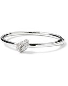 Kate Spade Sailor'S Knot Pave Hinge Bangle - Lyst