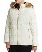 Calvin Klein Hooded Puffer Jacket - Lyst