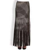 Missoni Lurex Knit Pleated Maxi Skirt - Lyst