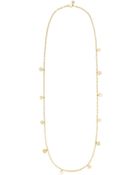 Tory Burch Logo Charm Rosary Necklace - Lyst