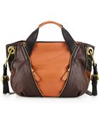 Oryany Lian Small Zip Leather Satchel Bag - Lyst