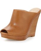 Splendid Brooklyn Leather Mule Slide - Lyst