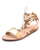 Loeffler Randall Starla Star Plank Sandals - Lyst