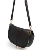 Mango Pebbled Cross Body Bag - Lyst