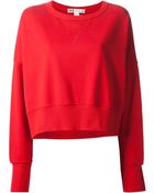 Y-3 Cropped Sweatshirt - Lyst